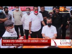 PERESMIAN OPEN TURNAMEN PORDI DEK GUBERNUR H. SYAMSUAR